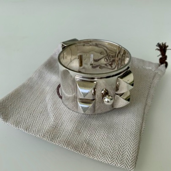 CDC HERMES SILVER 925 CUFF - Picture 2 of 6